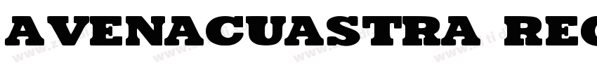 Avenacuastra Regular字体转换